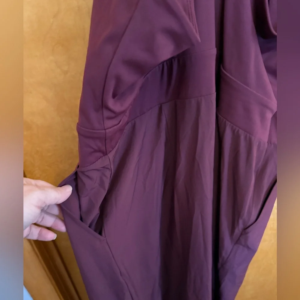 Halara **NWT** Backless Wide Leg Quick Dry Resort Slip Jumpsuit - Picture 5 of 9